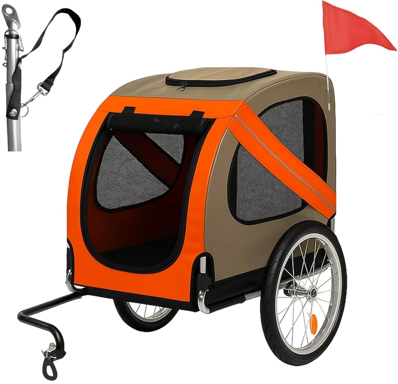 Amazon.co.jp: EastEamily ペット用自転車トレーラー ドッグ